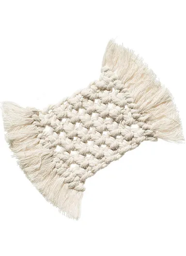 Cotton Placemat Mat Tea Cups Coffee Cups Glasses Waterproof Moisture-Proof Breathable Durable Practical Home Decor GT024