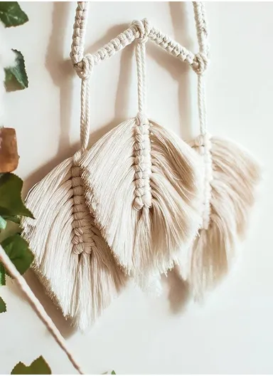 Wall Hanging Wall Decor Dream Catchers Macrame Kit Dreamcatcher for Bedroom Living Room Wall Hanging Tapestry Decorations (W20 x H50)cm