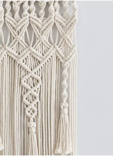Macrame Woven Wall Hanging Boho Home Chic Bohemian Geometric Art Decor Beautiful Apartment Dorm Room Decoration GT141