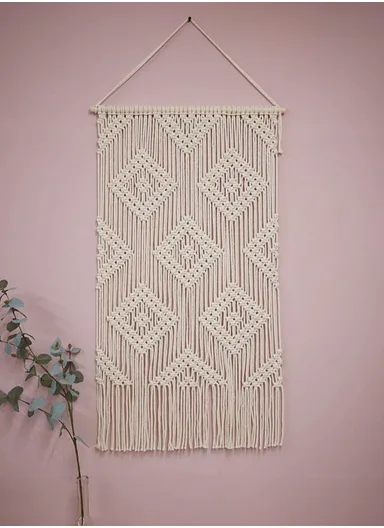 Wall Hanging Woven Boho Decor, Bohemian Tapestry Wall Art Decor AN-033 (W30 x H50)cm