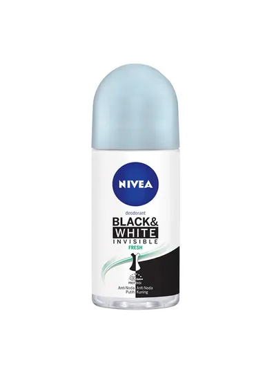 48H Black &amp; White Invisible Fresh Deodorant 50ml - For Her
