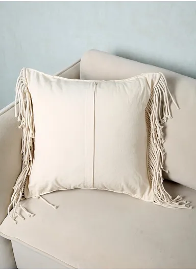 45x45cm Cotton Pillow Cover With Zipper Closure - Style 1