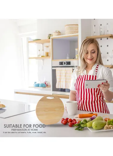 Wooden Cutting Board For Chopping (L37 x W38 x H2)cm