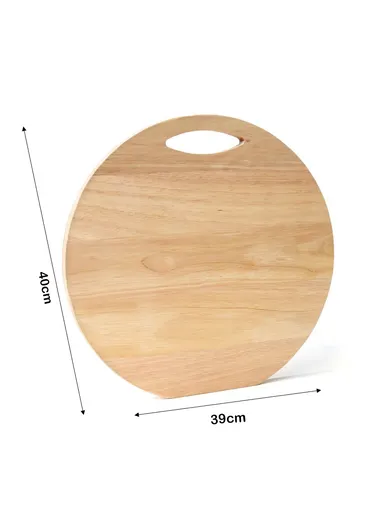Wooden Cutting Board For Chopping (L39 x W40 x H2)cm