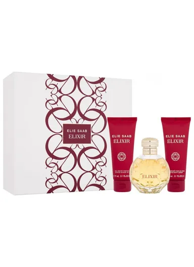 Elixir Ladies Eau De Perfume 100ml With 75ml Body Lotion &amp; 75ml Shower Gel Gift Set For Women