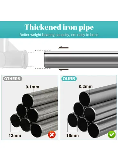 12 Shelves Fabric Collapsible Wardrobe Closet Storage With 4 Sides For Clothes Shoes Bags &amp; Accessories CL-170 (W170 x D45 x H170)cm - Purple