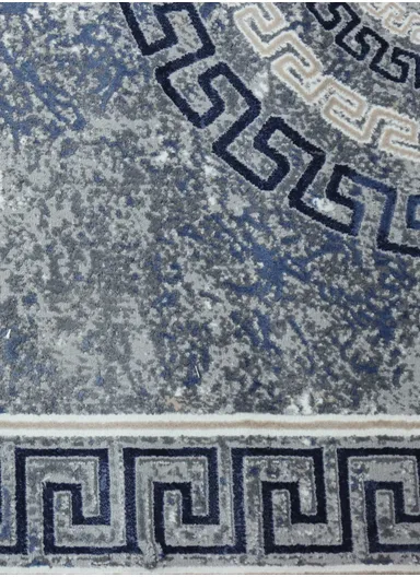 280x200cm Silk Thread Carpet - Navy