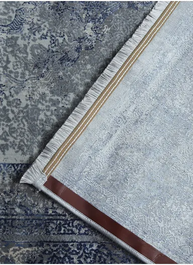 340x240cm Silk Thread Carpet - Navy