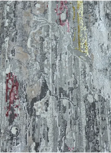 340x240cm Silk Thread Carpet - Grey