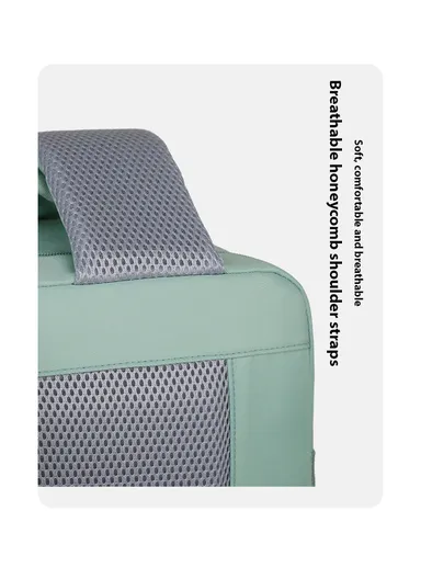 17" Large Capacity Backpack for Men &amp; Women, Multifunctional Bag with USB Charging Dry Separation &amp; Multi-Layer Support (W32 x D13 x H48)cm - Beige