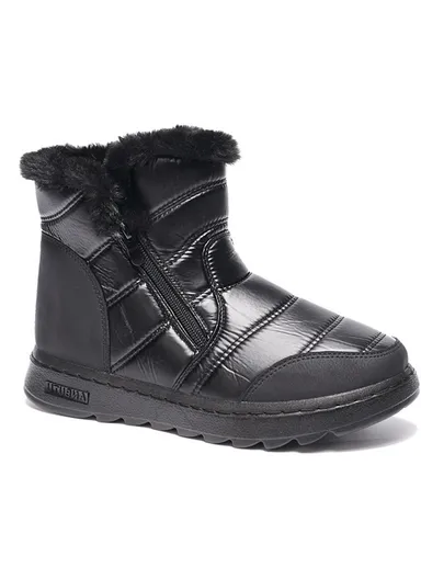 Anti-Slip Waterproof Snow Boots For Women - Black