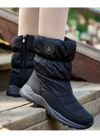 Anti-Slip Snow Boots For Women - Black