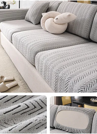 Premium Polyester Pillow Cover Soft, Elastic &amp; Stain-Resistant With Zipper Closure – Dark Grey (L45 x W45)cm