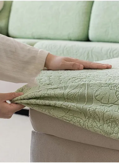 Premium Polyester Pillow Cover Soft, Elastic &amp; Stain-Resistant With Zipper Closure – Beige (L45 x W45)cm