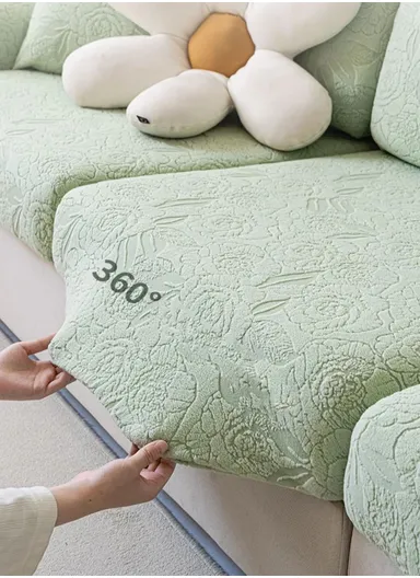 Premium Polyester Pillow Cover Soft, Elastic &amp; Stain-Resistant With Zipper Closure – Beige (L45 x W45)cm