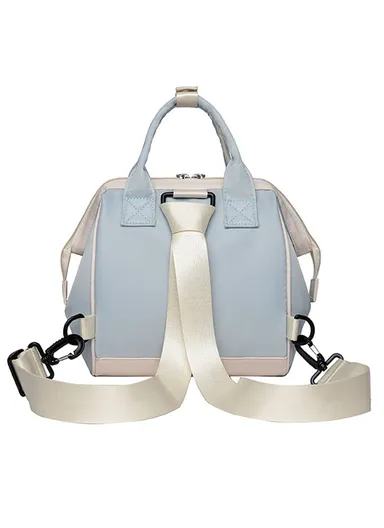 Multifunctional Mother &amp; Baby Bag, Double Shoulder Mother Bag, Can Hang A Stroller, New Handbag (W24 x D14 x H24)cm - Blue