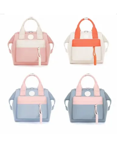 Multifunctional Mother &amp; Baby Bag, Double Shoulder Mother Bag, Can Hang A Stroller, New Handbag (W24 x D14 x H24)cm - Turquoise