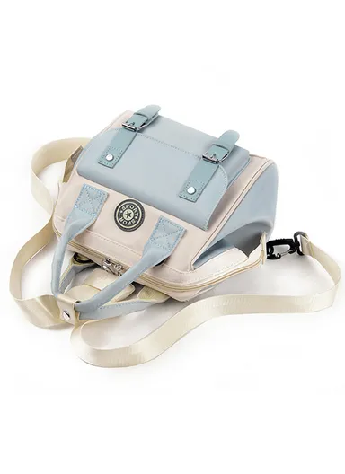 Multifunctional Mother &amp; Baby Bag, Double Shoulder Mother Bag, Can Hang A Stroller, New Handbag (W24 x D14 x H24)cm - Navy