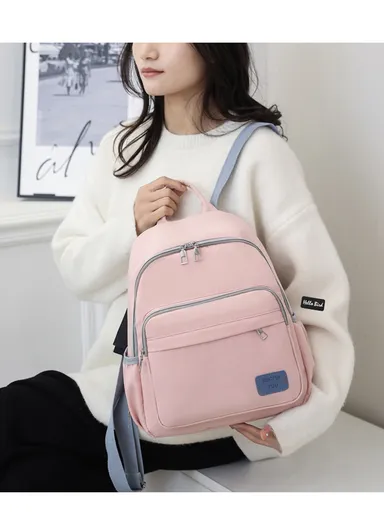 Multifunctional Large Capacity Modern Mommy Bag Backpack for Baby Essentials Mother Baby (W25 x D12 x H32)cm - Black