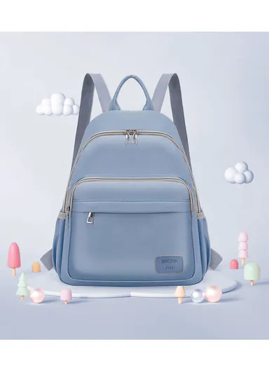 Multifunctional Large Capacity Modern Mommy Bag Backpack for Baby Essentials Mother Baby (W25 x D12 x H32)cm - Blue