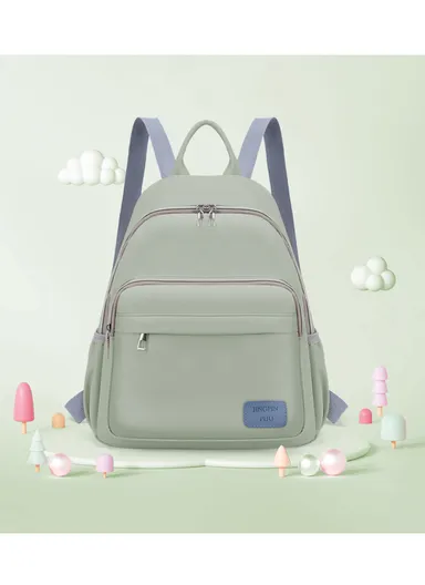 Multifunctional Large Capacity Modern Mommy Bag Backpack for Baby Essentials Mother Baby (W25 x D12 x H32)cm - Green