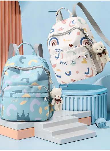 Large Capacity, Baby Diaper Bags, Stylish Maternity Bag for Mom &amp; Travel (W27 x D17 x H38)cm - Style2