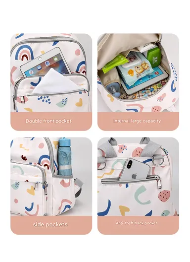 Large Capacity, Baby Diaper Bags, Stylish Maternity Bag for Mom &amp; Travel (W27 x D17 x H38)cm - Style2