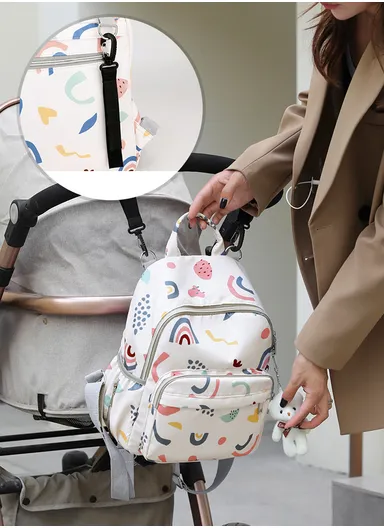 Large Capacity, Baby Diaper Bags, Stylish Maternity Bag for Mom &amp; Travel (W27 x D17 x H38)cm - Style2