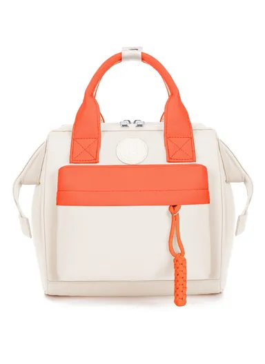 Mother &amp; Baby Backpack, Multi-Function, large Capacity, Portable, All-fashion, Single Shoulder Crossbody (W23 x D13 x H23)cm - Beige