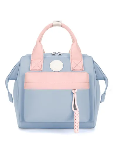 Mother &amp; Baby Backpack, Multi-Function, large Capacity, Portable, All-fashion, Single Shoulder Crossbody (W23 x D13 x H23)cm - Blue