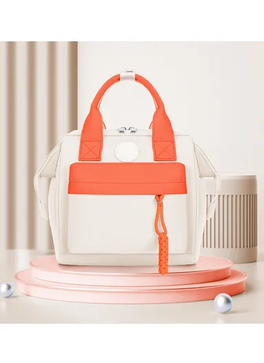 Mother &amp; Baby Backpack, Multi-Function, large Capacity, Portable, All-fashion, Single Shoulder Crossbody (W23 x D13 x H23)cm - Blue