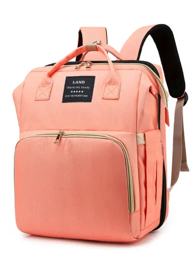 Backpack Diaper Bag Stylish Practical Mommy Bag Backpack with Sunshade Net Arch Spacious Organized Diaper Bag for Baby Essentials Mother Baby (W31 x D20 x H41)cm - Somo