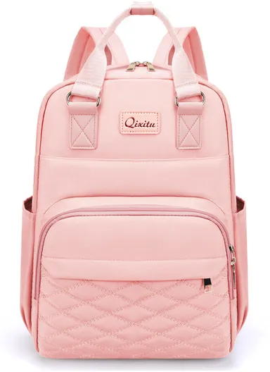 Fashionable &amp; Functional Diaper Backpack With Spacious Compartments &amp; Waterproof Protection (W29 x D16 x H39)cm - Pink