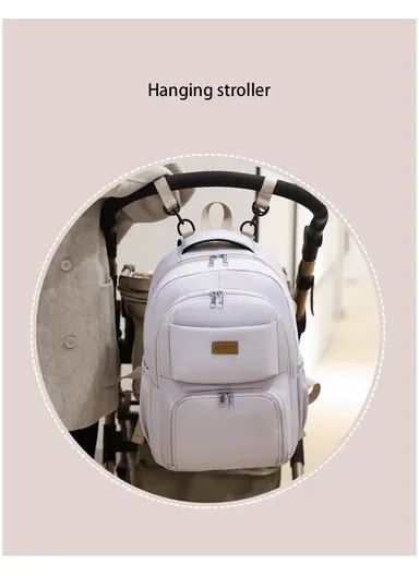 Diaper Bag Multi-Function Waterproof Travel Backpack Nappy Bags Large Capacity Stylish and Durable for Baby Care (W30 x D18x H43)cm-Olive