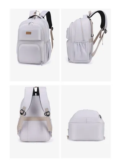 Diaper Bag Multi-Function Waterproof Travel Backpack Nappy Bags Large Capacity Stylish and Durable for Baby Care (W30 x D18x H43)cm-Olive