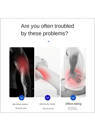 10 Gear 24W Mini Portable Deep Fascial Massage Gun for Pain Relief Office Home Neck Body Massager - Blue