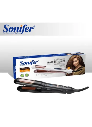 50W Automatic Hair Crimper with Ceramic Coating Barrel, Temperature Control &amp; Automatic Power-off Function SF-9618