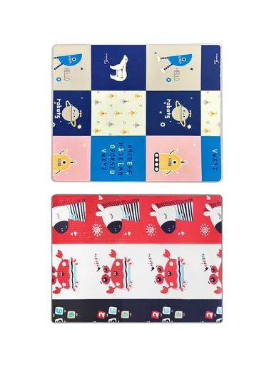 BEST QUALITY XPE Interactive Playmat Double Side Waterproof, Anti-Slip For Kids J20181 (L200 x W180 x T1)cm - Style3
