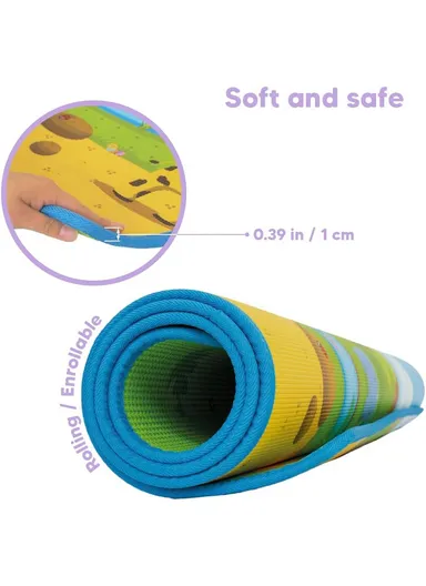 BEST QUALITY XPE Interactive Playmat Double Side Waterproof, Anti-Slip For Kids J20181 (L200 x W180 x T1)cm - Style3