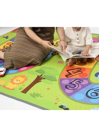 BEST QUALITY XPE Interactive Playmat Double Side Waterproof, Anti-Slip For Kids J20181 (L200 x W180 x T1)cm - Style3