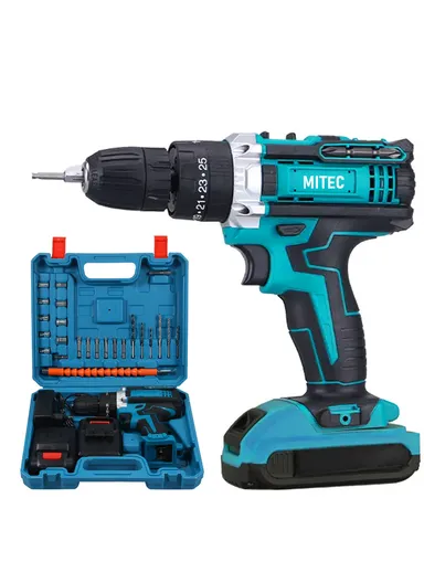 21V 50N.m Lithium Cordless Impact Drill With Accessories Set MI-21D