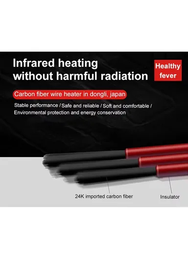 4 Heating Zones Electric Thermal Vest, USB Powerd Heated Jacket with 3 Heat Levels for Outdoors - Black