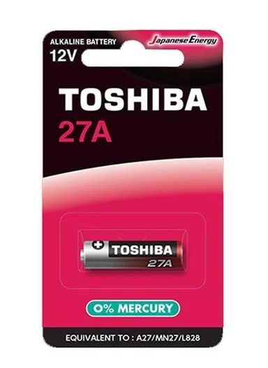 Toshiba Alkaline Battery 27A 12V 