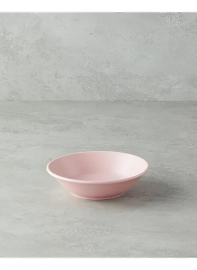 Mile Ceramic Deep Plate 18 cm Pink