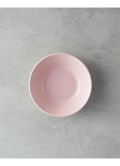 Mile Ceramic Deep Plate 18 cm Pink