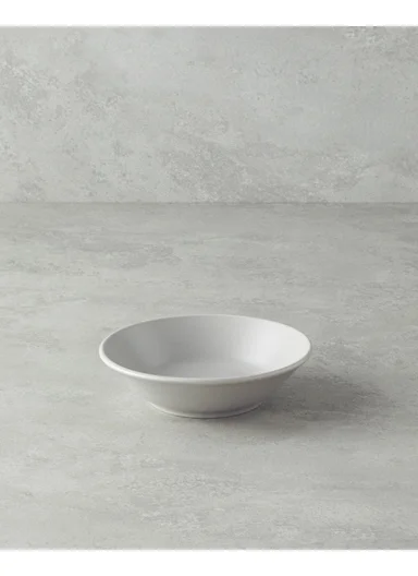 Mile Ceramic Deep Plate 18 cm Grey
