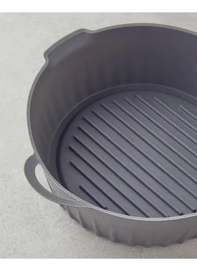 Ciara Silicone Airfryer Cake Mold 23x20 cm Grey