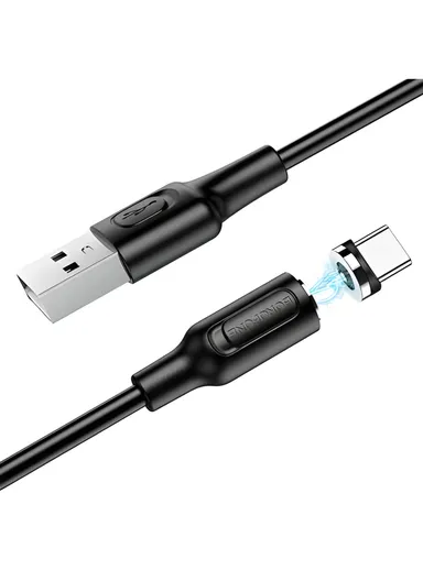 1m Current up to 2.4A BOROFONE BX41 Amiable Magnetic Charging Cable for Type C