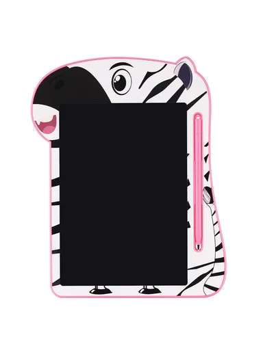 9-Inch LCD Writing Tablet For Kids Reusable Doodle Board With Pressure-Sensitive Technology - White