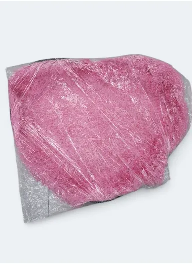 Non-Slip Soft &amp; Comfortable Polyester Carpet Heart Shape Machine Washable (L80 x W70)cm - Gray